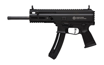 Picture of Grand Power 8588005808606 TR22 Stribog 22 LR 25+1 8" Black Threaded Barrel, Black Picatinny Rail Receiver, Black Aluminum Frame w/Lower & Rear Picatinny Rail, Black Polymer Grips 8588005808606 GRP8588005808606