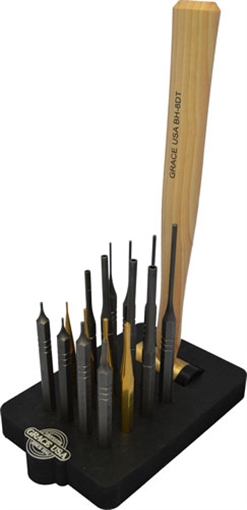 Picture of GRACE USA 17 PIECE AR15 PUNCH & HAMMER SET W/BENCH BLOCK GRAR1517BB