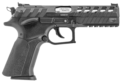 Picture of Grand Power X-Calibur CO Mk23 Match 9mm Luger 15+1 4.80" Stainless Barrel, Black Steel Lightening Cut/Optic Cut/Serrated Slide, Black Steel Frame w/Picatinny Rail, Black Textured Grip 8588005808514