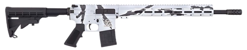 Picture of Great Lakes Firearms AR-15 223 Wylde 30+1 16" Black Nitride Threaded Barrel, Pursuit Snow Cerakote Aluminum Receiver w/Picatinny Rail, M-LOK Handguard, Black Polymer Stock, Mil-Spec Grip GL15223PSNO