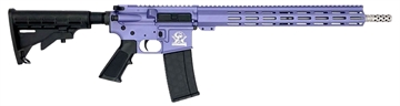 Picture of Great Lakes Firearms AR-15 223 Wylde 30+1 16" Black Nitride Threaded Barrel, Wild Orchid Cerakote Aluminum Receiver w/Picatinny Rail, M-LOK Handguard, Black Polymer Stock, Mil-Spec Grip GL15223SSORC
