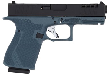Picture of Great Lakes Firearms Striker 9mm 15+1 4" Front/Rear Serrations Cerakote Blue Titanium GL19BLU