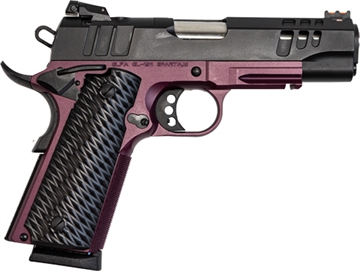 Picture of GREAT LAKES FIREARMS 1911 PISTOL 45ACP 4.25" BLACK SLIDE BLACK CHERRY FRAME GL1911-45CSS CHY