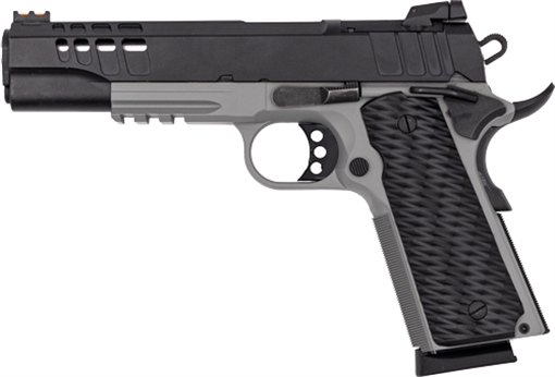 Picture of GREAT LAKES FIREARMS 1911 HGA 45ACP 5 IN BBL RMSC OPTIC CUT PORTED SLIDE BULL SHARK/SS GL191145FSSSRK GL1911-45FSS SRK