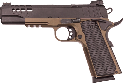 Picture of GLFA 1911 PISTOL 9MM 5" FS BLACK SLIDE BRONZE FRAME < GL1911-9FSS BRZ