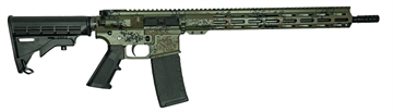 Picture of GREAT LAKES FIREARMS 223WYLDE LICHEN GRN/BLK KNIFE BUNDLE GL15223L-GRN