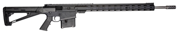 Picture of Great Lakes Firearms AR-10 270 Win 5+1 24", Black, 20" M-Lok Handguard Fixed Hogue OverMolded Stock, A2 Grip, Muzzle Brake GL10LA270SSBLK