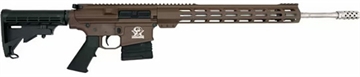 Picture of GREAT LAKES FIREARMS GL-10 RIA 6.5 CREEDMOOR 20IN BBL ORC BUCK BROWN/SS 10RD MAG GL1065SS BUK GL1065SSBUK