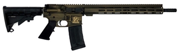 Picture of GREAT LAKES FIREARMS GL-15 RIA 223 WYLDE 16IN BBL ORC BATTLEWORN BRONZE/NITRIDE 30RD MAG GL15223 B-BRZ GL15223BBRZ
