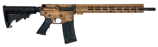 Picture of GREAT LAKES FIREARMS GL-15 RIA 223 WYLDE 16IN BBL ORC BATTLEWORN COPPER/NITRIDE 30RD MAG GL15223 B-COP GL15223BCOP