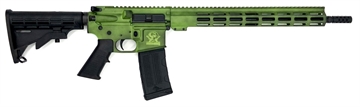 Picture of GREAT LAKES FIREARMS GL-15 RIA 223 WYLDE 16IN BBL ORC BATTLEWORN LIME/NITRIDE 30RD MAG GL15223 B-LIM GL15223BLIM