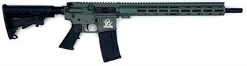 Picture of GREAT LAKES FIREARMS GL-15 RIA 223 WYLDE 16IN BBL ORC CHARCOAL GREEN/NITRIDE 30RD MAG GL15223 CHG GL15223CHG
