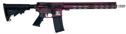 Picture of GREAT LAKES FIREARMS GL-15 RIA 223 WYLDE 16IN BBL ORC BATTLEWORN BLACK CHERRY/SS 30RD MAG GL15223SS B-CHY GL15223SSBCHY