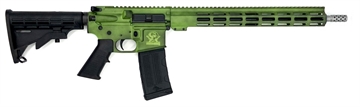 Picture of GREAT LAKES FIREARMS GL-15 RIA 223 WYLDE 16IN BBL ORC BATTLEWORN LIME/SS 30RD MAG GL15223SS B-LIM GL15223SSBLIM