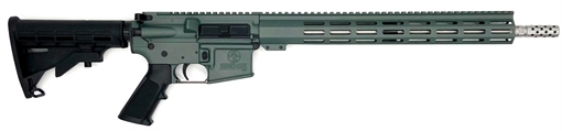 Picture of GREAT LAKES FIREARMS GL-15 RIA 223 WYLDE 16IN BBL ORC CHARCOAL GREEN/SS 30RD MAG GL15223SS CHG GL15223SSCHG