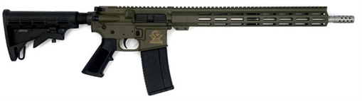 Picture of GLFA AR-15 Rifle .223 Wylde 30rd Magazine 16" Barrel OD Green/Stainless Steel with 15.25" Handguard GL15223SS ODG GL15223SSODG