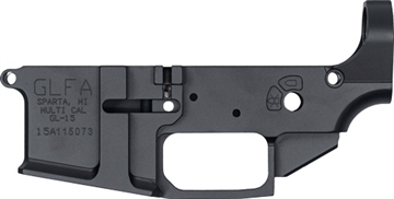 Picture of GLFA AR-15 STRIPPED LOWER RECEIVER ALUMINUM BLACK GL15 BLK-S GL15 BLK-S GL15 BLK-S