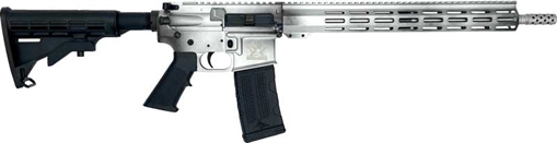 Picture of Great Lakes Firearms AR-15 223 Wylde 16" 30+1, Battleworn Aluminum Rec/15" Handguard, Black M4 Stock & A2 Grip, Muzzle Brake GL15223SSBALM