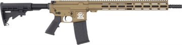 Picture of GREAT LAKES FIREARMS GL-15 RIA 223 WYLDE 16IN BBL ORC BRONZE/NITRIDE 30RD LEFT HANDED GL15223L BRZ
