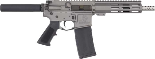 Picture of Great Lakes Firearms GL15223SSPTNG AR-15 Pistol 223 Wylde 30+1 7.50" Stainless Barrel, Tungsten Rec, 7" M-LOK Handguard, Buffer Tube (No Brace), Black A2 Grip GL15223SSPTNG GL15223SSP TNG