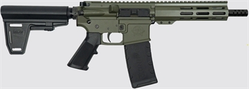 Picture of GREAT LAKES FIREARMS AR15 PISTOL 300 AAC 7.5" W/ BRACE NITRIDE BBL OD GREEN GL15300PBODG