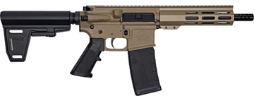 Picture of GREAT LAKES FIREARMS AR15 PISTOL W/BRACE 223 WYLDE 7.5" NIT FLAT DARK EARTH GL15223PB FDE