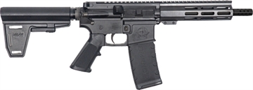 Picture of GREAT LAKES FIREARMS AR15 PISTOL W/BRACE 223 WYLDE 7.5" NITRIDE BBL BLACK GL15223PB BLK