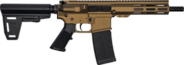 Picture of GREAT LAKES FIREARMS AR15 PISTOL W/BRACE 223 WYLDE 7.5" NITRIDE BBL BRONZE GL15223PB BRZ