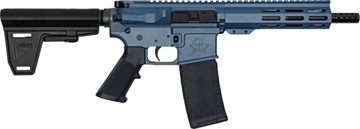 Picture of GREAT LAKES FIREARMS AR15 PISTOL W/BRACE 223 WYLDE 7.5" NITRIDE TITANIUM GL15223PB BLU