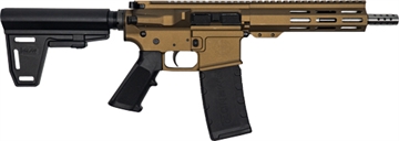 Picture of GREAT LAKES FIREARMS AR15 PISTOL W/BRACE 223 WYLDE 7.5" SS BARREL BRONZE GL15223SSPB BRZ