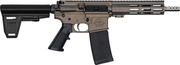 Picture of GREAT LAKES FIREARMS AR15 PISTOL W/BRACE 223 WYLDE 7.5" SS BBL TUNGSTEN GL15223SSPB TNG