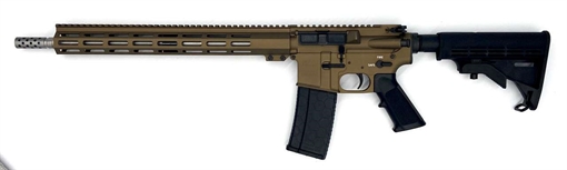 Picture of GREAT LAKES FIREARMS GL-15 RIA 223 WYLDE 16IN BBL ORC BRONZE/SS 30RD LEFT HANDED GL15223SSL BRZ