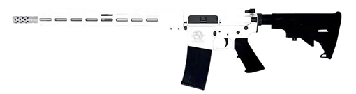 Picture of GREAT LAKES FIREARMS GL-15 RIA 223 WYLDE 16IN BBL ORC WHITE/SS 30RD LEFT HANDED GL15223SSL WHT