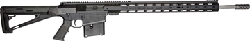 Picture of Great Lakes Firearms GLFA 7mm PRC 5+1 24" Stainless Threaded Barrel, Black Cerakote Picatinny Rail Aluminum Receiver, M-LOK Handguard, Hogue Fixed Black Synthetic Stock, Mil-Spec Grip GL10LA7PRCSSBLK