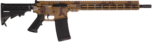 Picture of Great Lakes Firearms GL15223MSAH AR-15 Mission 223 Wylde 30+1 16", Sahara Camo Rec/15" M-Lok Handguard, Black Carbine Stock & A2 Grip, Muzzle Brake GL15223MSAH GL15223 M-SAH