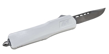 Picture of GREAT LAKES FIREARMS 8" OTF AUTO KNIFE SMOOTH WHITE GL-KMD-SMT WHT 638457794526