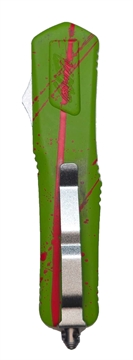 Picture of GREAT LAKES MEDIUM ZOMBIE SPLATTER KNIFE, SMOOTH BLADE, 8" AUTO KMD-SMT-SZOM GLKMDSMTSZOM
