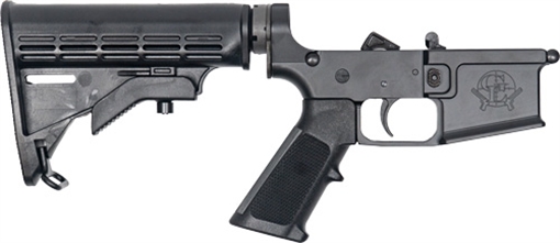 Picture of GLFA LOWER GROUP AR-15 5.56MM W/ADJUSTABLE STOCK BLACK GL15 BLK-C GL15 BLK-C GL15 BLK-C