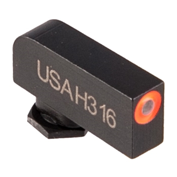 Picture of Ameriglo GREEN TRITIUM ORANGE ROUND OUTLINE FRONT .220''H .125''W GL-212T-220-OR-C