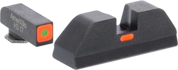 Picture of Green Tritium Outline Orange Square (non trit) REAR for Glock Gen 5 GL-5616