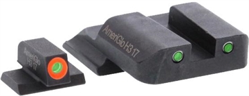 Picture of AMERIGLO SPARTAN TACTICAL S&W M&P OPERATOR 3 DOT SIGHT GREEN FRONT GREEN REAR SW-446
