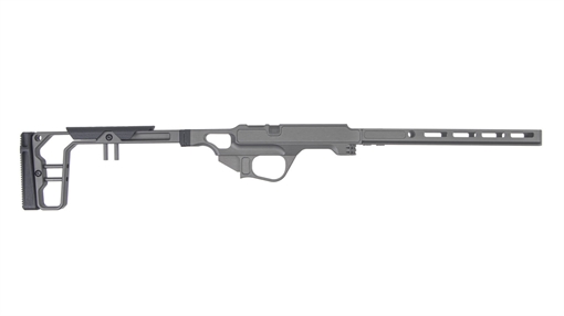 Picture of GREY BIRCH LACHASSIS CZ 457 CHASSIS-RIGHT HAND- 10IN FOREND/FOLDING STOCK- GRAY LACHASSIS-457-10"- GRY