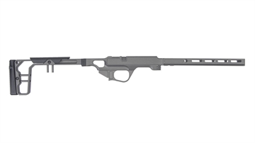 Picture of GREY BIRCH LACHASSIS CZ 457 CHASSIS-RIGHT HAND- 10IN FOREND/FOLDING STOCK- GRAY LACHASSIS-457-10"- GRY
