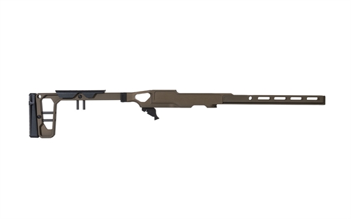Picture of GREY BIRCH LACHASSIS RUGER 10/22 CHASSIS SYSTEM 10IN FOREND/FOLDING STOCK- BB LACHASSIS-10/22- 10"BB