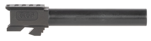 Picture of Grey Ghost Precision GGP Match Grade Barrel 9mm Luger 4.49" Fits Glock 17 Gen 3-4, 416R Stainless Steel w/Black Nitride Finish BARRELG17NTBN