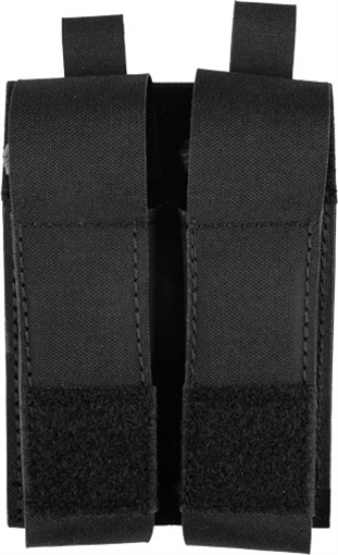Picture of Grey Ghost Gear Double Pistol Magna Mag Pouch, Laminate Nylon, the Pouch Attaches to any MOLLE/PALS Style Webbing With Two Included Malice Clips, Black GTG0380-2
