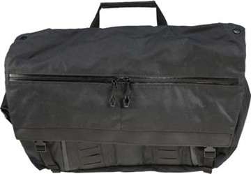 Picture of GREY GHOST GEAR WANDERER BAG 2.0 WAXED CANVAS BLACK GTG5906BLK