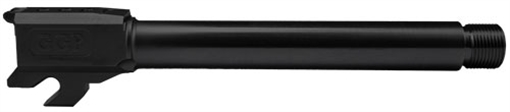 Picture of Grey Ghost Precision GGP320 Full Size, Match Grade Barrel, Fits Sig Sauer P320 Full Size, 9MM, Threaded, 1/2 x 28 RH, 416R Stainless Steel, Black Nitride Finish BARREL-P320F-T-BN