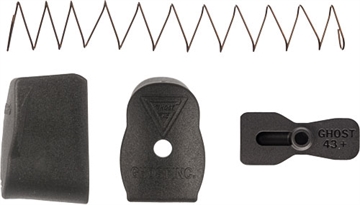 Picture of GHOST MOAB MAGAZINE EXTENSION FOR GLOCK 43 PLUS 2 RNDS BLACK GHOG43PLUS2