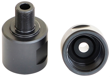 Picture of Griffin Armament Suppressor Mount Thread Adapter 1/2"x28 Melonite QPQ Black 24MM1228A